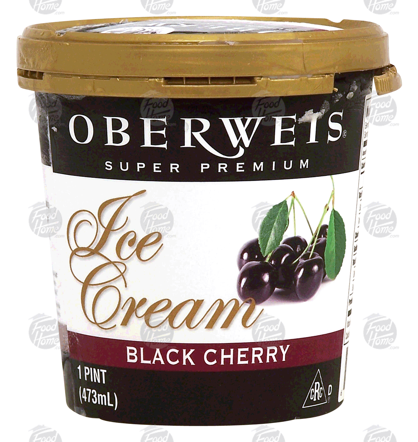 Oberweis Super Premium black cherry ice cream Full-Size Picture